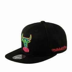 Бейсболка Mitchell & Ness для мужчин и женщин, размер S/M, черный