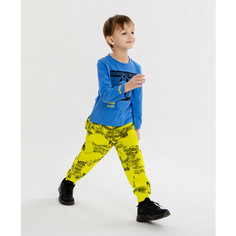 Брюки спортивные Button Blue, размер 104, зелeный