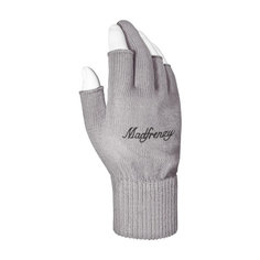 Перчатки MADFRENZY Gloves F*CK для мужчин и женщин, размер one size, серый