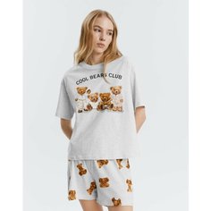 Футболка Gloria Jeans, размер XL (48), серый