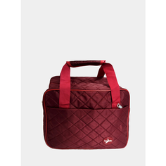 Сумка дорожная LuckyClovery, 25х30х36 см, ручная кладь, бордовый