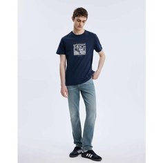 Джинсы дудочки Gloria Jeans, размер 50/182, синий