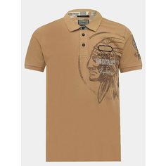 Поло Aeronautica Militare, размер S, бежевый