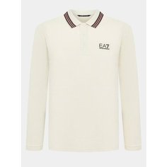 Поло EA7 EMPORIO ARMANI, размер XL, слоновая кость