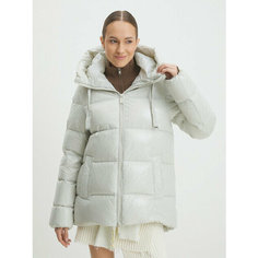 Пуховик Maison David, размер M, светло-серый