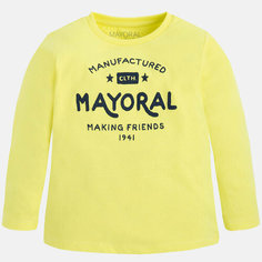 Лонгслив Mayoral, размер 128, желтый