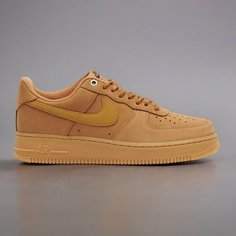 Кроссовки NIKE Air Force 1 07 Low, полнота D, размер 9,5 US / 43 EU / 27,5 CM, коричневый