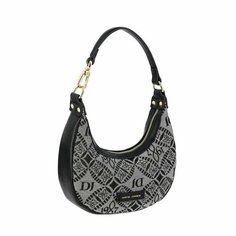 Сумка кросс-боди DAVID JONES, фактура рельефная, черный
