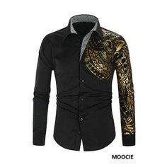 Рубашка MOOCIE, размер 52, черный