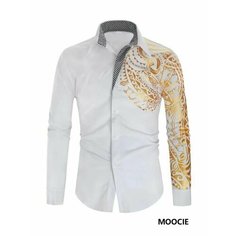 Рубашка MOOCIE, размер 50, белый