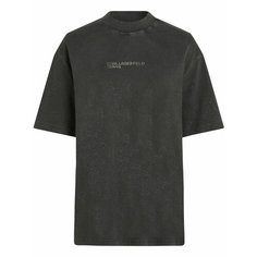 Футболка KARL LAGERFELD JEANS, размер S, черный