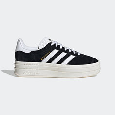 Кроссовки adidas Originals GAZELLE BOLD W, размер 5 UK, черный/белый