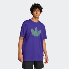 Футболка adidas SKELETON TR TEE, размер S INT, фиолетовый