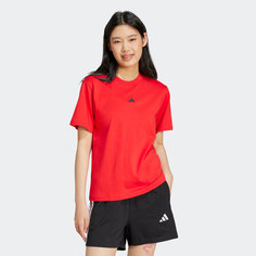 Футболка adidas SL SJ T, размер M INT, красный
