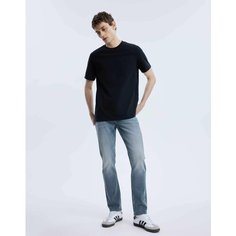 Джинсы дудочки Gloria Jeans, размер 42/176, синий