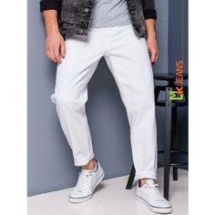 Джинсы бананы MkJeans Фасон: Бананы, размер 40, белый