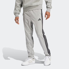 Брюки adidas Essentials 3-Stripes Single Jersey, размер XXL INT, серый