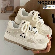 Кроссовки MOOCIE Весна-лето 2025, размер 38/Длина ноги 24,0 см, белый 6