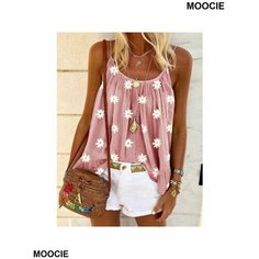 Топ MOOCIE, размер INT M, розовый меланж