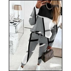 Костюм спортивный , размер XXL, grey Нет бренда