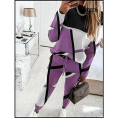 Костюм спортивный , размер XL, purple Нет бренда