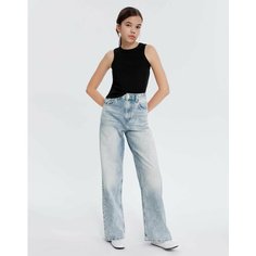 Джинсы Gloria Jeans, размер 9-10л/140 (34), синий