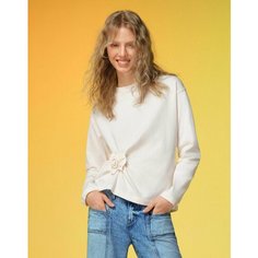 Лонгслив Gloria Jeans GJ BLACK, размер S (40-42), , молочный