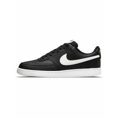 Кеды NIKE Court Vision Low Next Nature, полнота F, размер 9 US, черный/белый