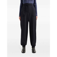 Брюки EMPORIO ARMANI, размер 42 IT, черный