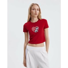 Кроп-топ Gloria Jeans, размер XL (52-54), красный