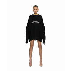 Свитер SUBORBIA KNITTED TORN, размер OneSize, , черный