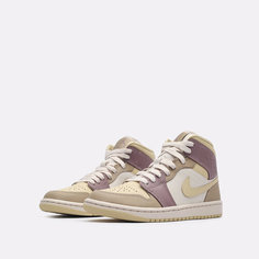 Кроссовки Jordan Air Jordan 1 Mid, размер 6 US 38.5 EUR 24 СМ, бежевый