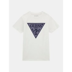 Футболка GUESS, размер 12 лет, белый
