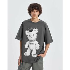 Футболка Gloria Jeans, размер 7-8л/128, серый