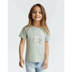 Футболка Gloria Jeans, размер 2-4г/104, оливковый