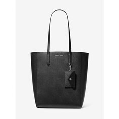 Сумка тоут MICHAEL KORS, фактура зернистая, черный