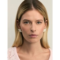 Серьги Zarina, эмаль, белый