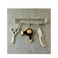 Брошь, желтый Без бренда