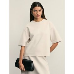 Футболка Zarina, размер XS (RU 42), молочный