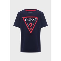 Футболка GUESS SS T-Shirt_Core, , размер 16 лет, синий G7V2