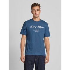 Футболка TOMMY HILFIGER, размер M, синий