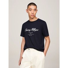 Футболка TOMMY HILFIGER, размер XXL, темно-синий
