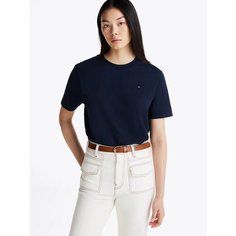 Футболка TOMMY HILFIGER, размер S, темно-синий