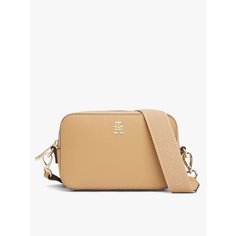 Сумка TOMMY HILFIGER, фактура гладкая, бежевый