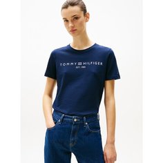 Футболка TOMMY HILFIGER, размер XL, темно-синий