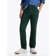 Брюки чинос TOMMY HILFIGER, размер 32/30, зеленый