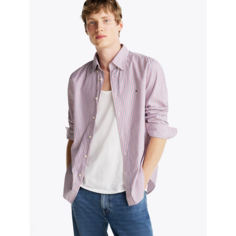 Рубашка TOMMY HILFIGER, размер XL, красный/белый/синий