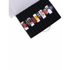 Носки MSCLUB, комплект, 30 пар, размер 25 (38-40), желтый, красный, белый, черный