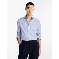 Рубашка TOMMY HILFIGER, размер M, синий/белый