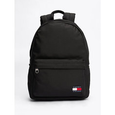 Сумка-рюкзак Tommy Jeans, фактура гладкая, черный